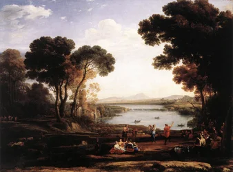 Paisaje con figuras danzantes (El molino)